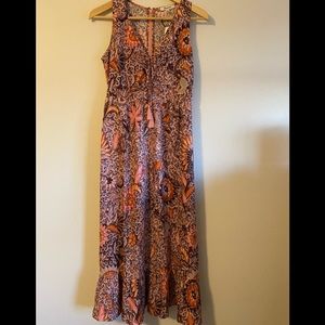 NWT MADEWELL FLORAL MAXI DRESS SIZE 00